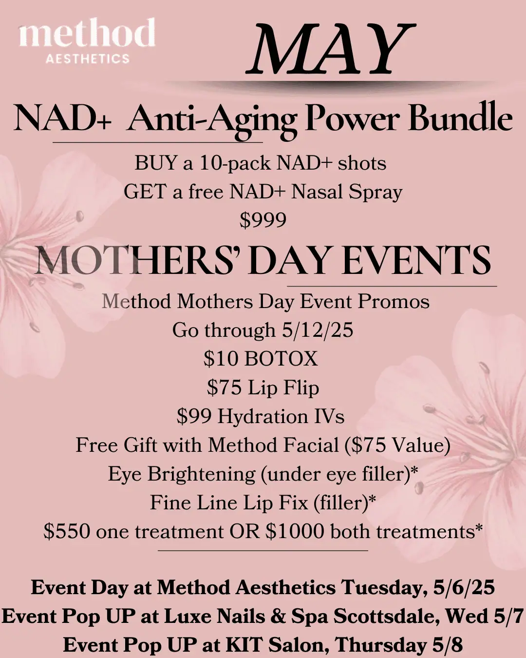 May Promo Method Aesthetics
